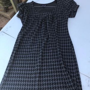 Black/Gray Checkered Dress
